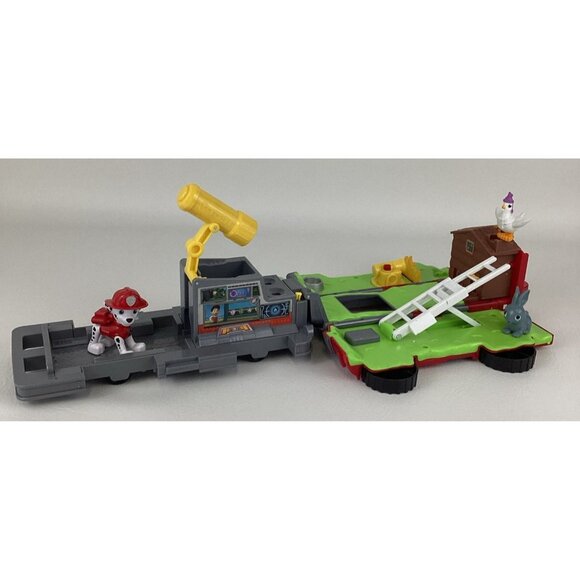 Paw Patrol Pups Marshall Ride N Rescue Transforming Fire Truck Playset w Figures - Picture 1 of 15